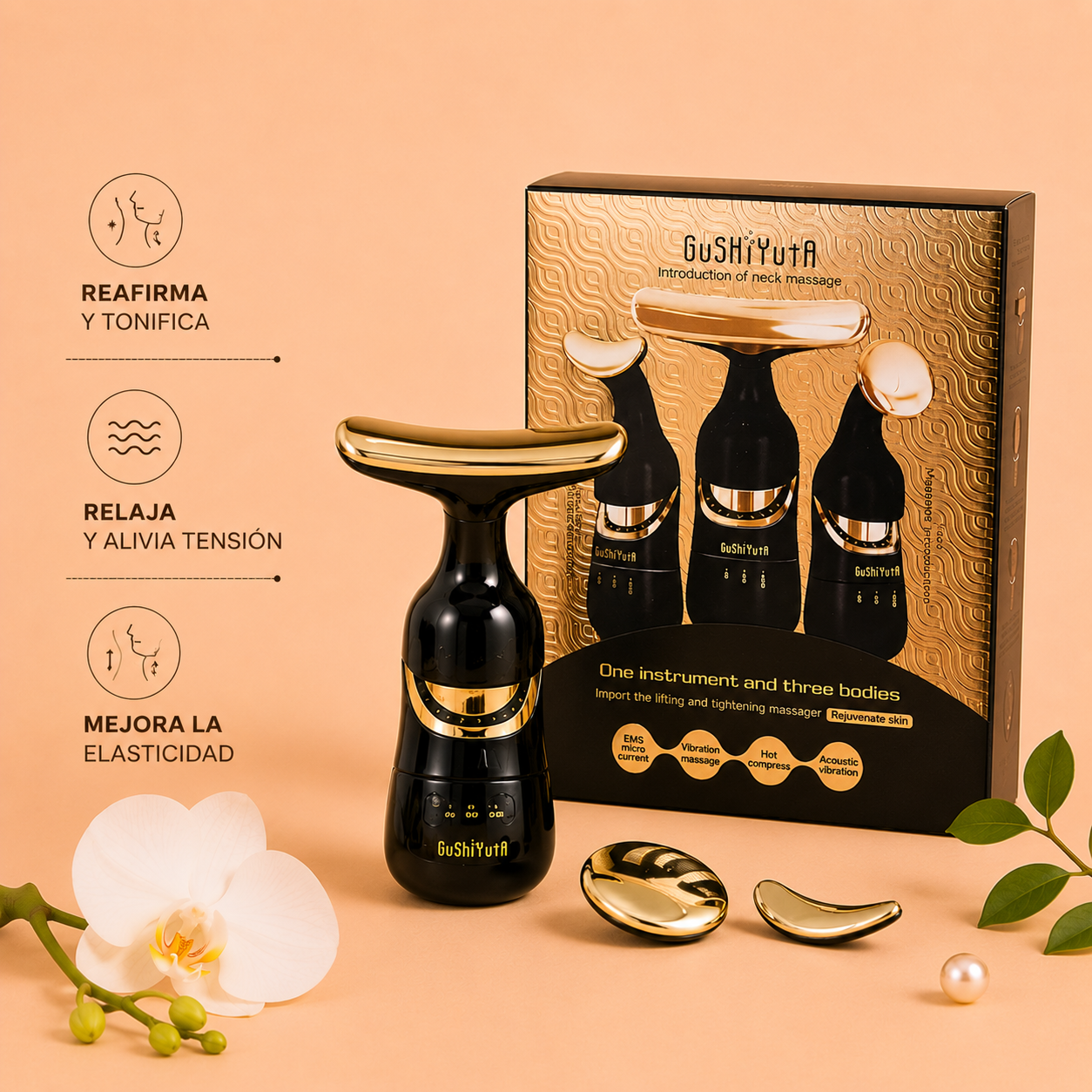 Masajeador Facial 3 En 1