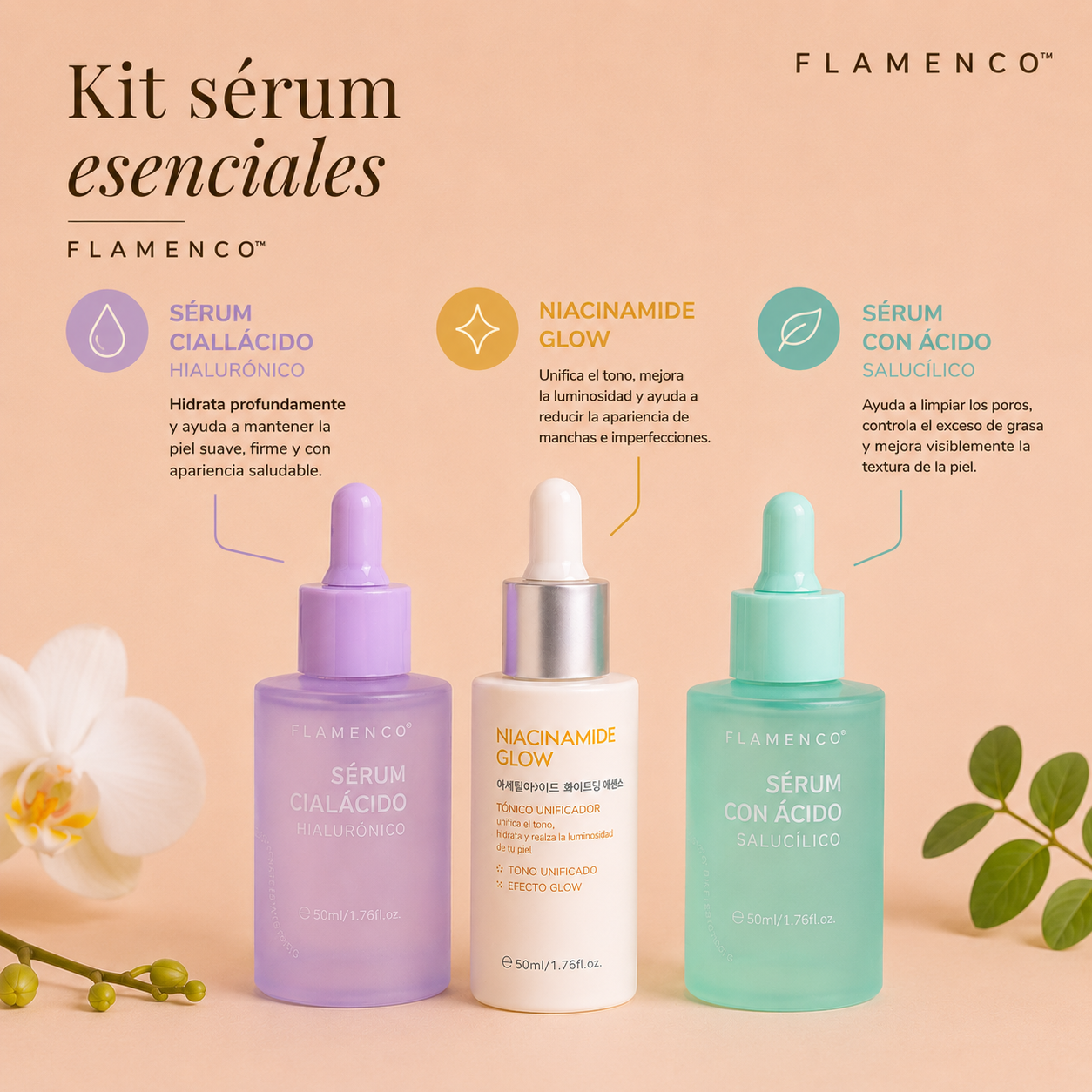 Kit Sérum Esenciales FLAMENCO™